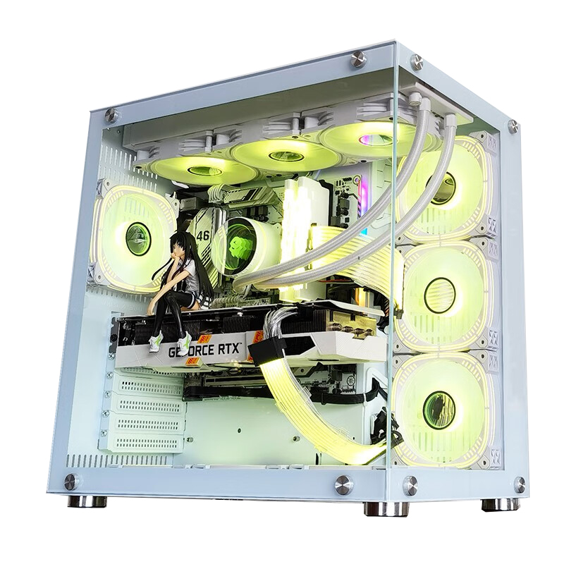 Pc Gaming Itx - Factory / White Computer Case Gaming