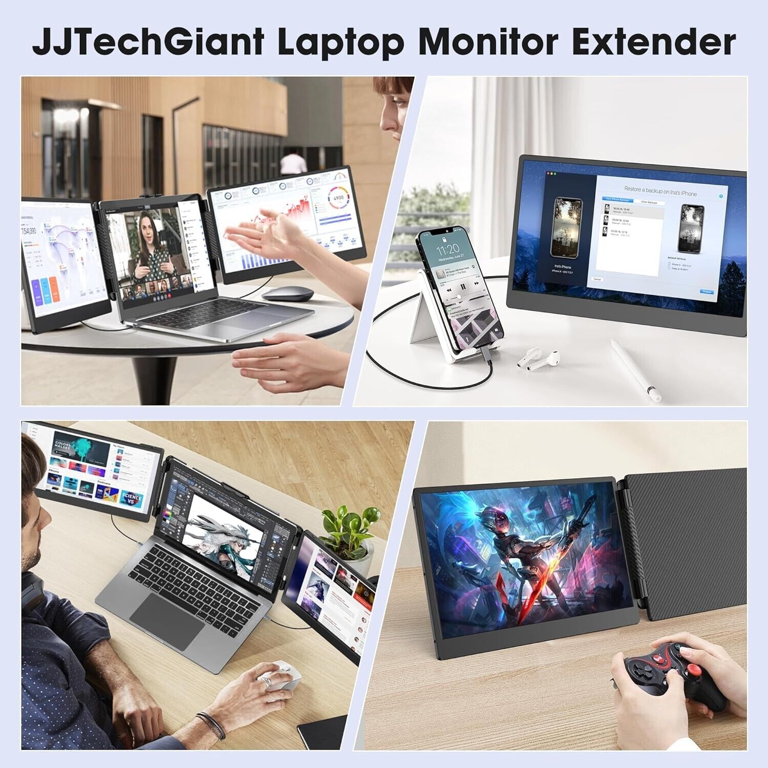 OFFIYA 14 Inch IPS 1080P FHD D - High Refresh Monitor recension och pris