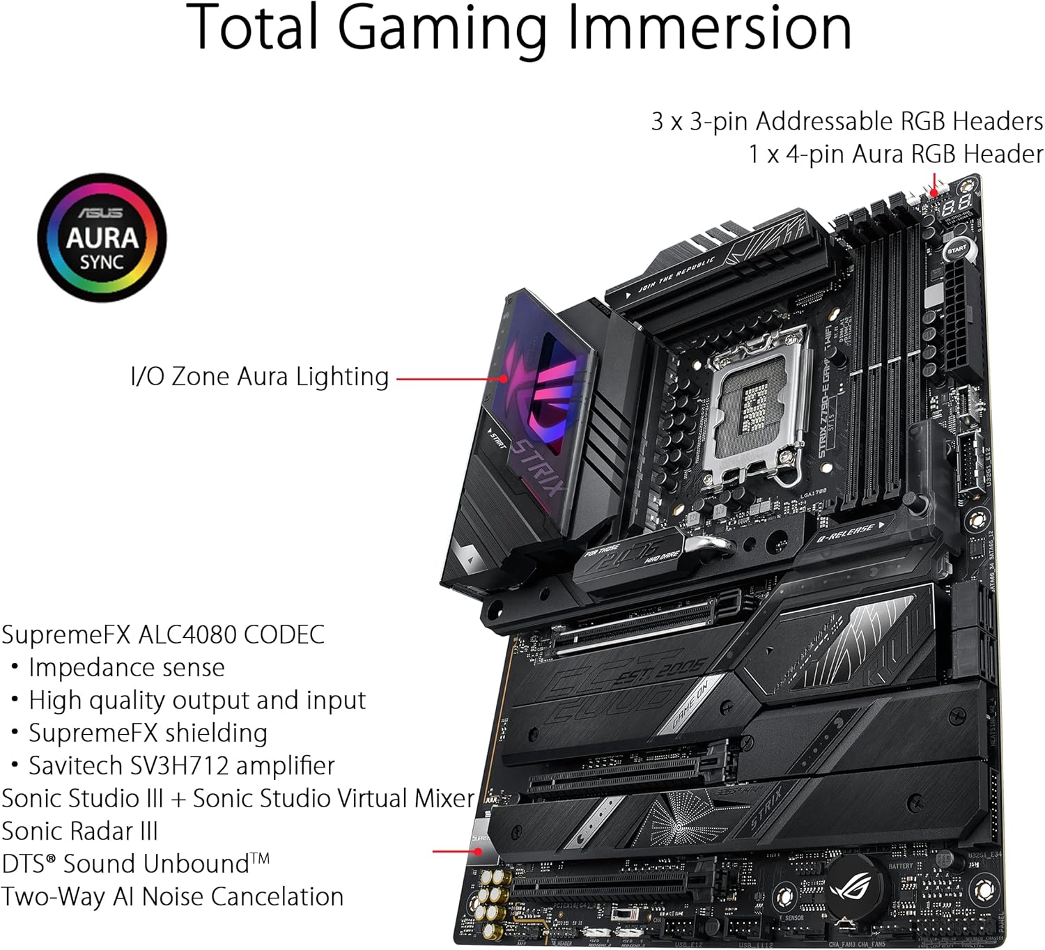 ASUS ROG STRIX Z790-E GAMING W - Pc Gaming Ddr5 recension och pris