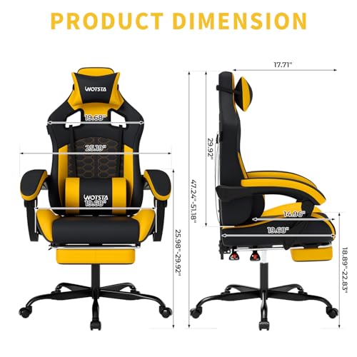 Gaming Chair with Massage,Ergo - Pc Gaming Chair recension och pris
