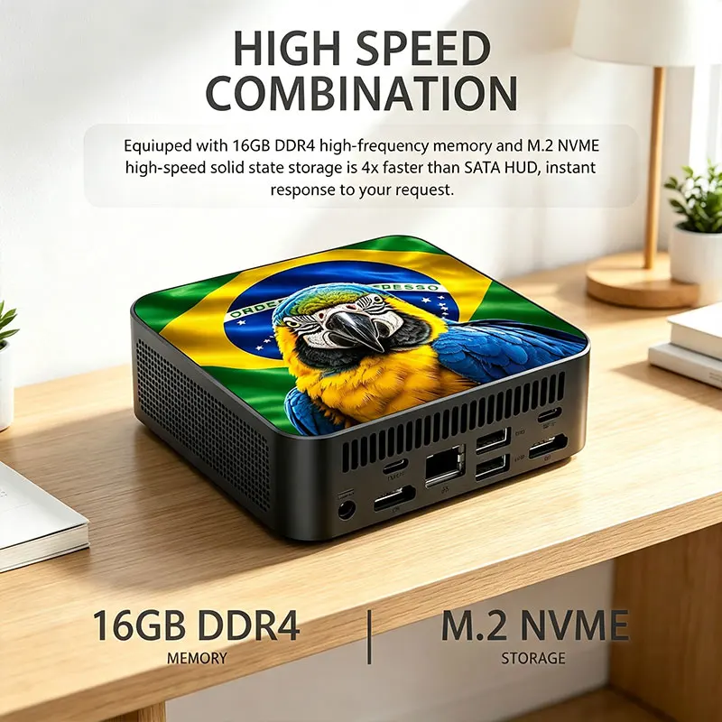 New Mexico Brazil Flag Mini PC - Pc Gaming Ddr3 recension och pris