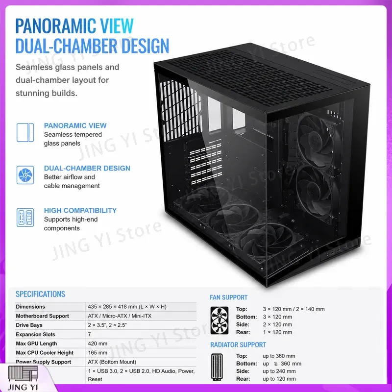 New O11 Dynamic Mini V2 PC Cas - Pc Gaming Itx recension och pris