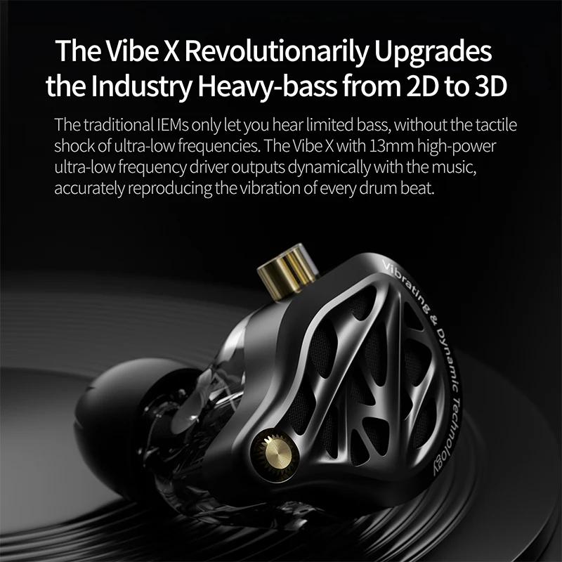 KZ Vibe X Earphone Low Frequen - Gaming Headset recension och pris