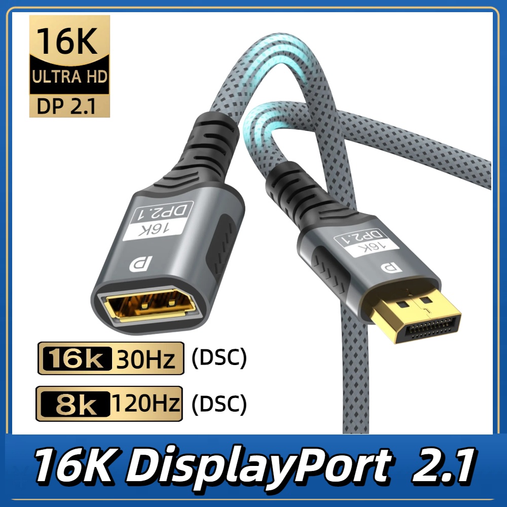 DisplayPort 2.1 Extension Cabl - High Refresh Monitor recension och pris
