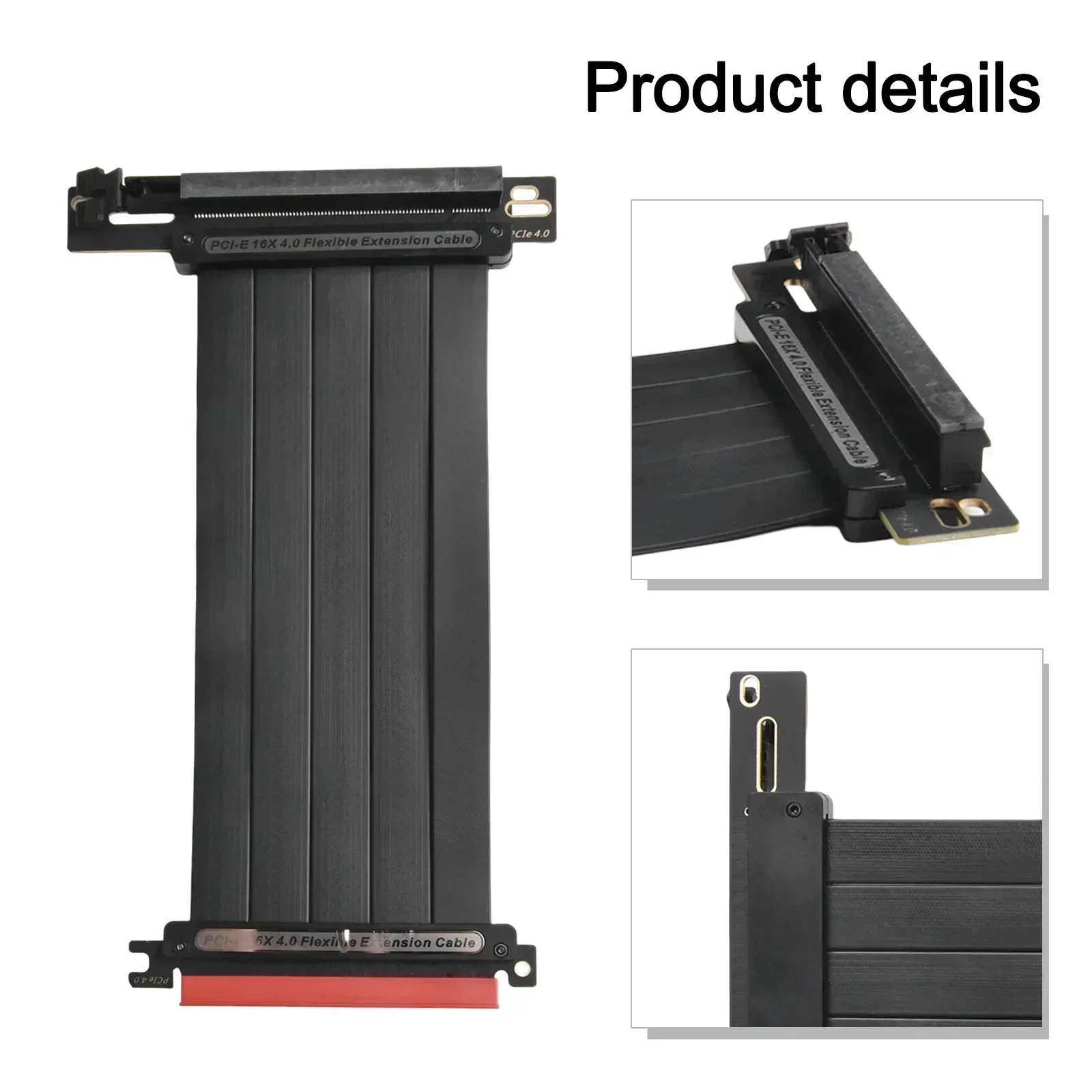 TEUCER PCI-E 4.0 X16 Riser Cab - Pcie Riser Cable recension och pris