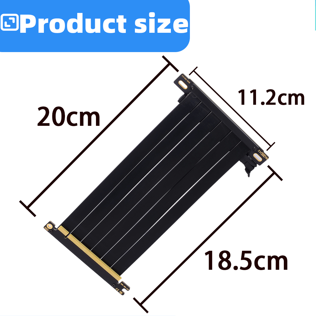 PCIE 3.0 X16 Riser Cable Doubl - Pcie Riser Cable recension och pris