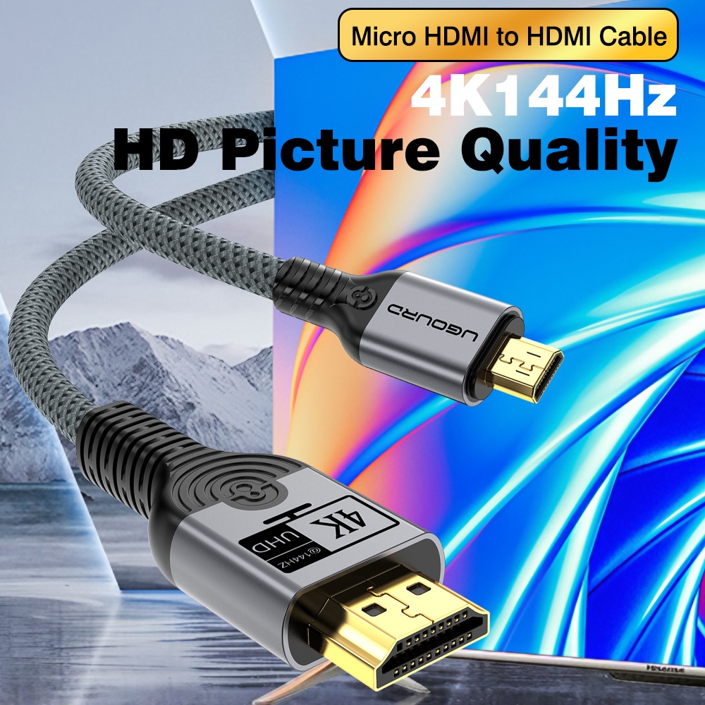 UGOURD Nylon Braided Micro HDM - High Refresh Monitor recension och pris