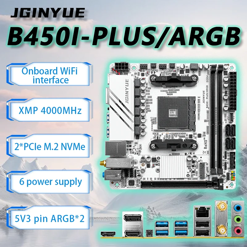 JGINYUE B450 ITX Motherboard S - Pc Gaming Itx recension och pris