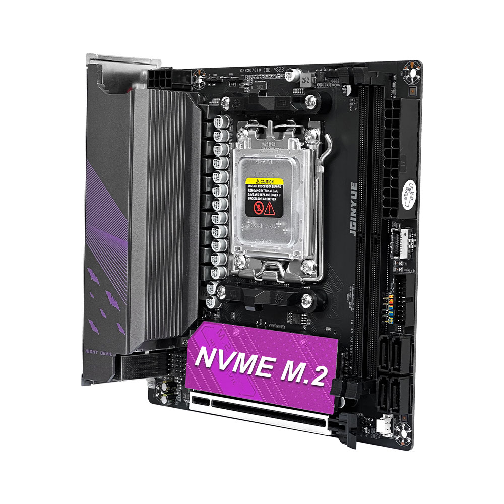 JGINYUE B650i Night Devil Main - Pc Gaming Itx recension och pris