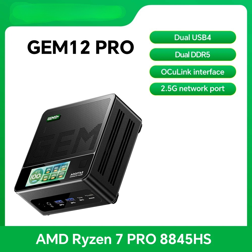 GEM12 Pro Mini PC Ryzen 7 PRO  - Pc Gaming Ddr5 recension och pris