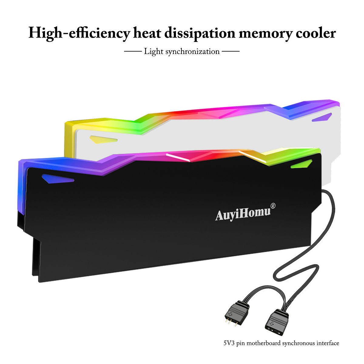 AuyiHomu RGB Heatsink, 5V 3Pin - Pc Gaming Ddr5 recension och pris