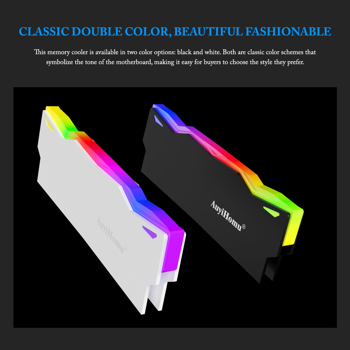 AuyiHomu RGB Heatsink, 5V 3Pin - Pc Gaming Ddr5 recension och pris